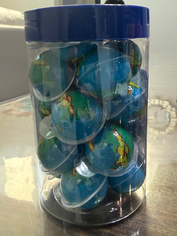 Smakeez Earth Gummy Candy With Fruity Liquid Center Fat Free Halloween 18 Ct - Exotic World Snacks