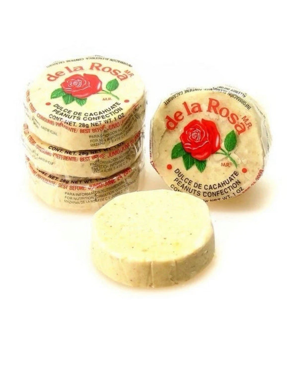 30 Count Mazapan De La Rosa Mazapan Mexican Peanut Candy - Exotic World Snacks