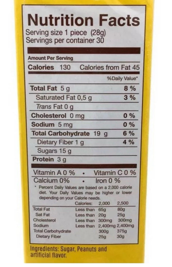 30 Count Mazapan De La Rosa Mazapan Mexican Peanut Candy - Exotic World Snacks