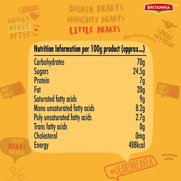 Britannia Little Hearts Biscuits 2.6oz (75g)