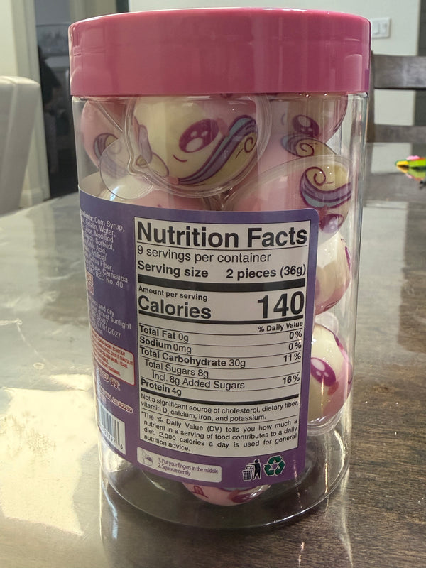 Smakeez Unicorn Gummy Candy With Fruity Liquid Center Fat Free Halloween 18 Ct - Exotic World Snacks