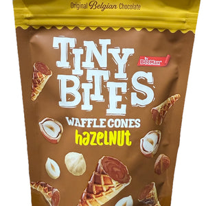 Tiny Bites Belgiun Chocolate Waffle Hazelnut Flavor 4.24 oz - Exotic World Snacks