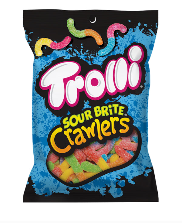 Trolli Sour Brite Crawlers 5 oz gummy bags - Exotic World Snacks