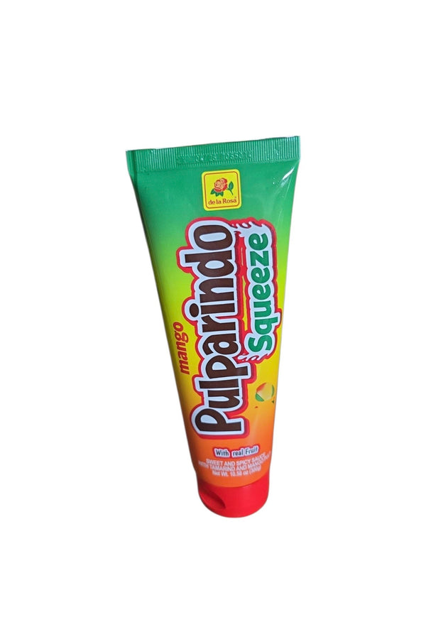 Pulparindo squeeze liquid candy mango and tamarind flavor 10 oz - Exotic World Snacks