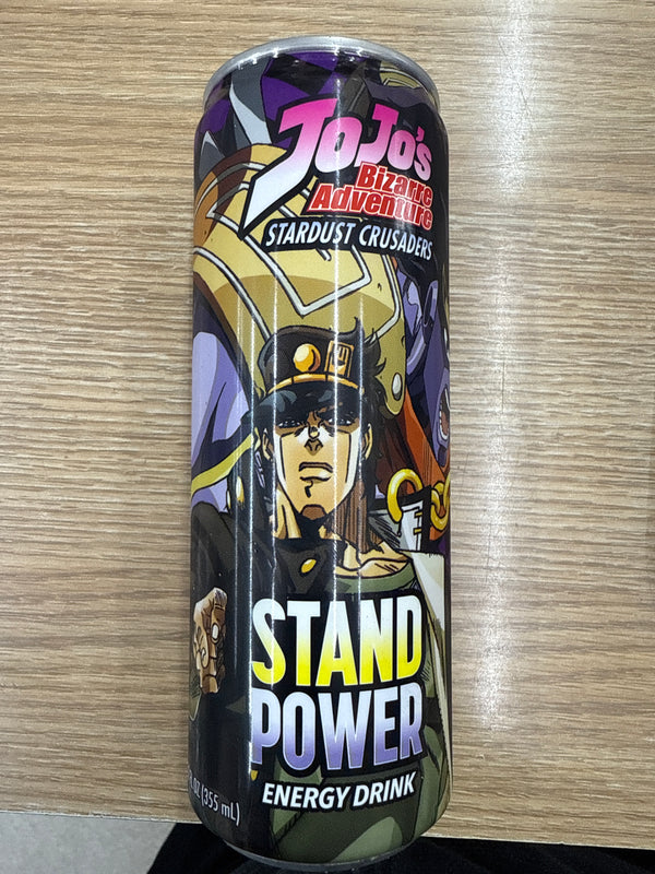Jo Jo’s Bizarre Adventure Stand Power energy drink 12 oz - Exotic World Snacks