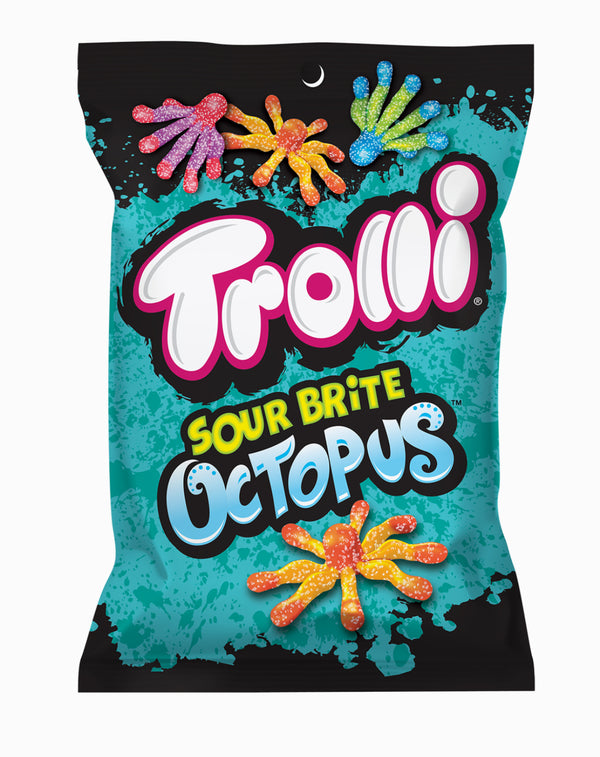 Trolli Sour Brite Octopus gummy 5 oz bags - Exotic World Snacks