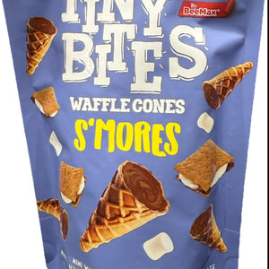 Tiny Bites Belgiun Chocolate Waffle S’MORES Flavor 4.24 oz - Exotic World Snacks