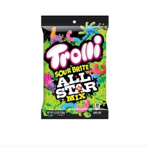 Trolli Sour Brite All Star Mix 4.25 oz mix gummy bags - Exotic World Snacks