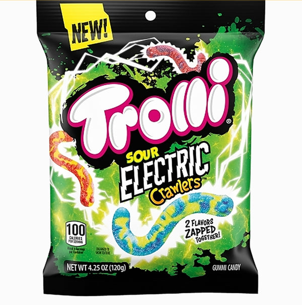 Trolli Sour Electric Crawlers 4.25 oz gummies - Exotic World Snacks