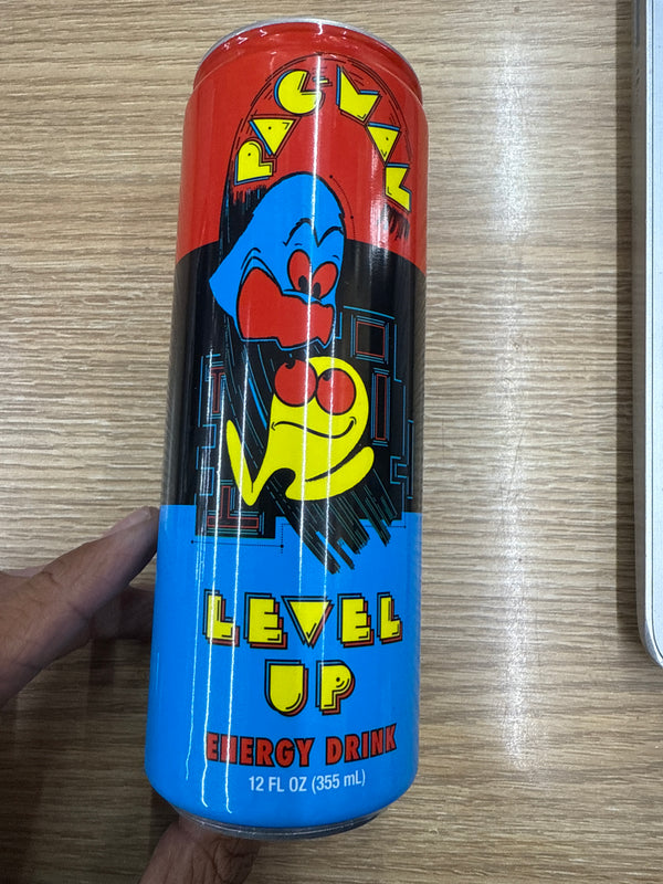 Pac-Man level up energy drink 12 oz - Exotic World Snacks