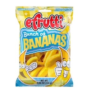 Efrutti Bunch of Bananas Gummy Candy 3.5 Oz - Exotic World Snacks