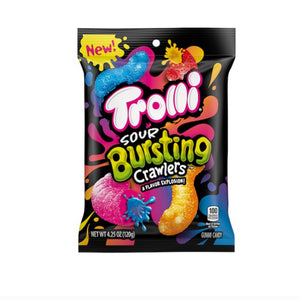 Trolli Sour Bursting Crawlers fish gummies 4.25 oz - Exotic World Snacks