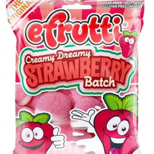 Efrutti Strawberry Batch Gummy Candy 3.5 Oz - Exotic World Snacks
