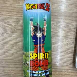 Dragonball Z spirit bomb blue raspberry glow energy drink 12 oz - Exotic World Snacks