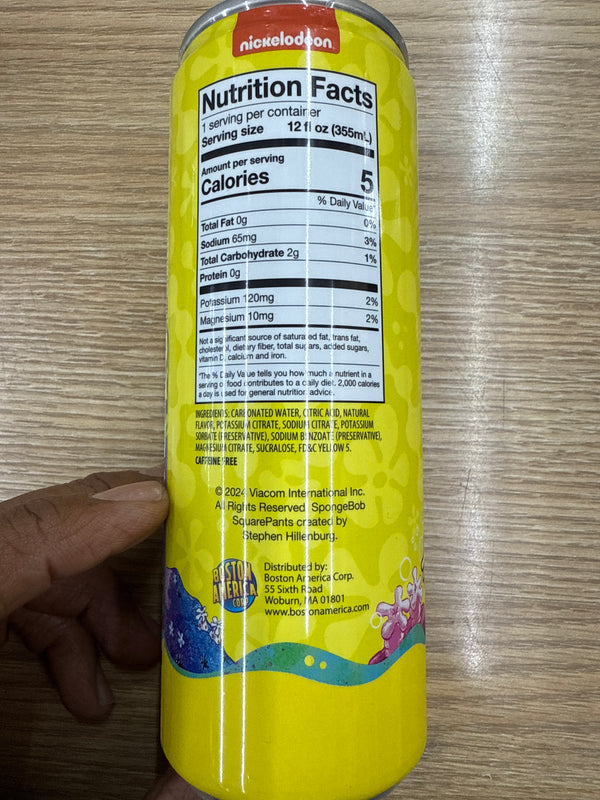 SpongeBob bikini bottom cooler pineapple drink 12 oz - Exotic World Snacks