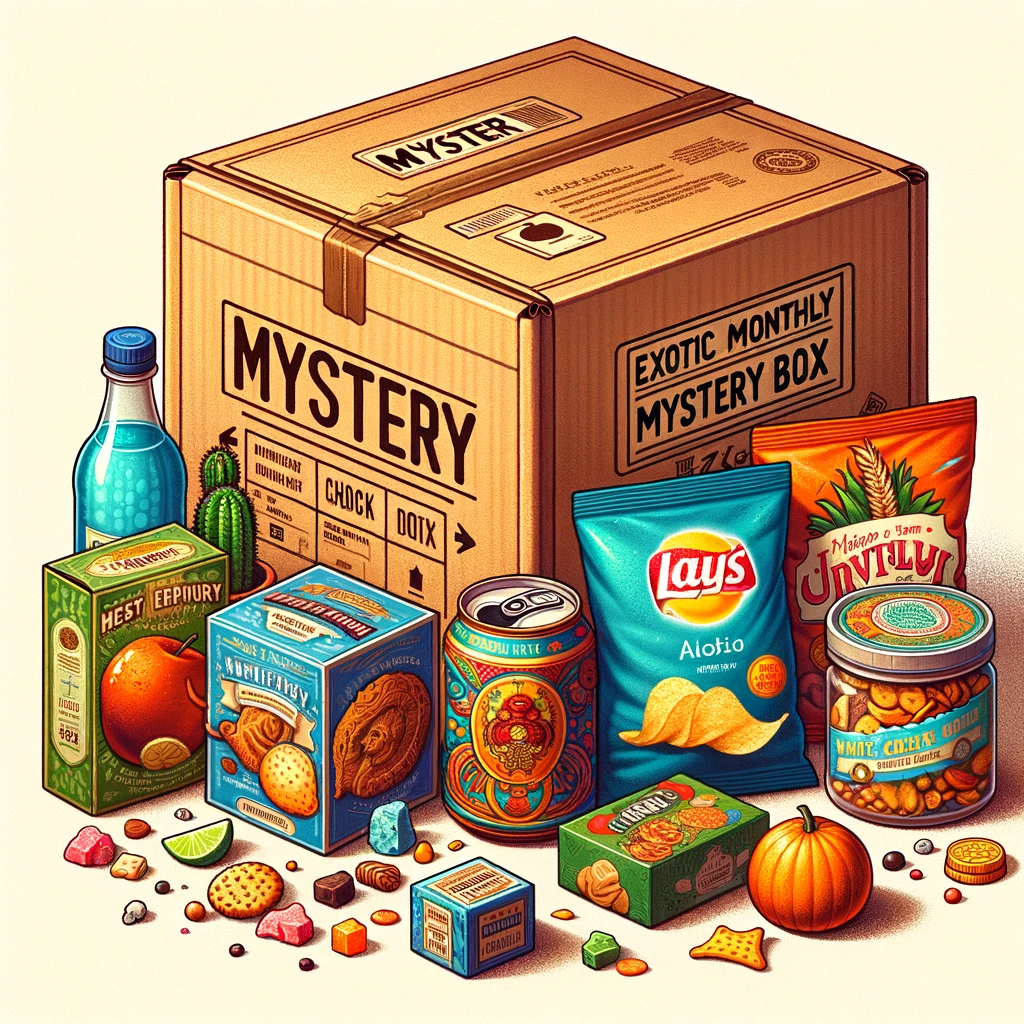 Exotic Mystery Boxes - Exotic World Snacks