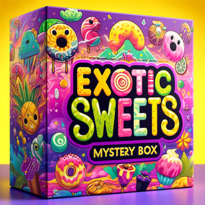 Exotic Sweets Mystery Box - Delicious Treats from around the world! - Exotic World Snacks