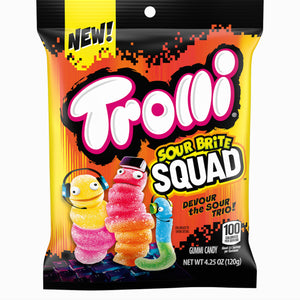 Trolli Sour Brite Squad Gummies 4.25 Oz bags - Exotic World Snacks