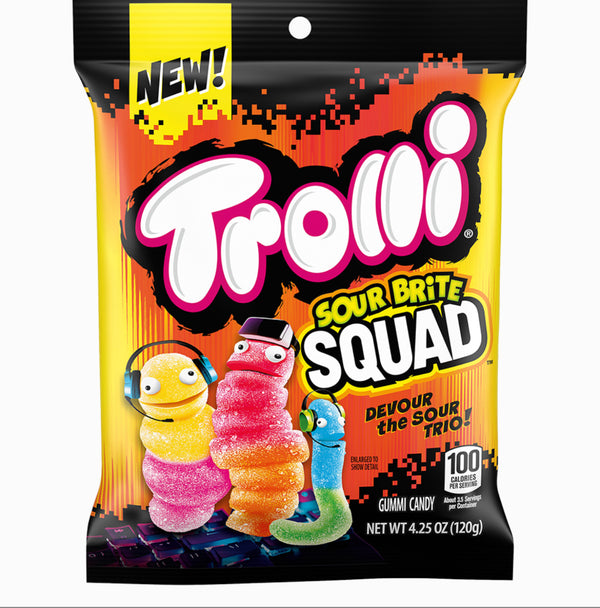 Trolli Sour Brite Squad Gummies 4.25 Oz bags - Exotic World Snacks
