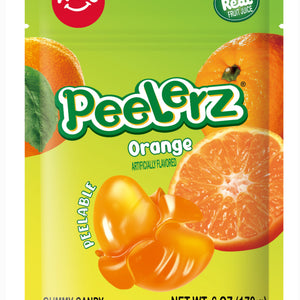 AMOS 6oz Peelerz orange Flavor Peelable Fruit Gummy Viral Tiktok Candy - Exotic World Snacks