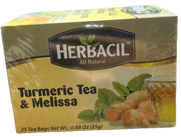 Herbacil Turmeric Tea 25 tea bags - Exotic World Snacks