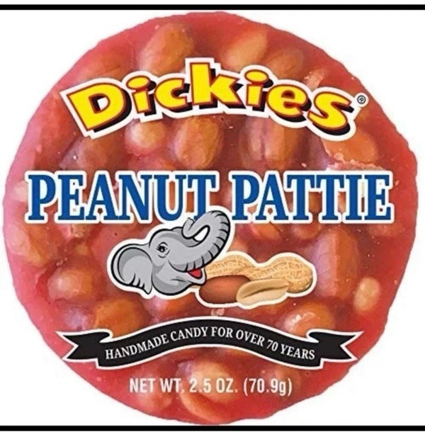 6 Pack Dickies Peanut Pattie 2.5 Ounce - Exotic World Snacks