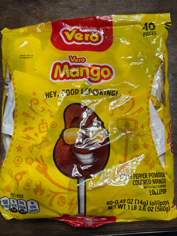 Vero Mango candy limited item 40 count in bag - Exotic World Snacks