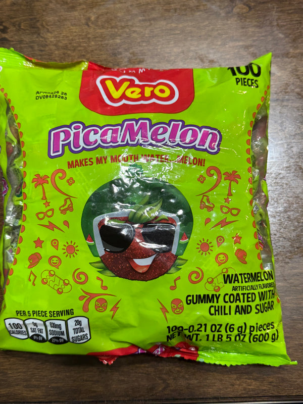Vero Spicy Watermelon candy 100 count - Exotic World Snacks
