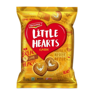 Britannia Little Hearts Biscuits 2.6oz (75g) - Biscuit de Patits Coeurs - Soft and Delicious Biscuits - Exotic World Snacks